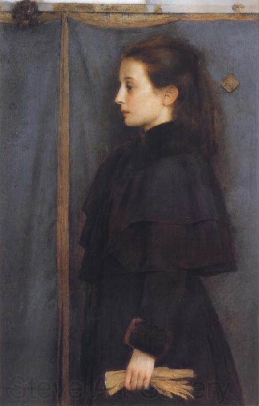 Fernand Khnopff Portrait of Jeanne de Bauer